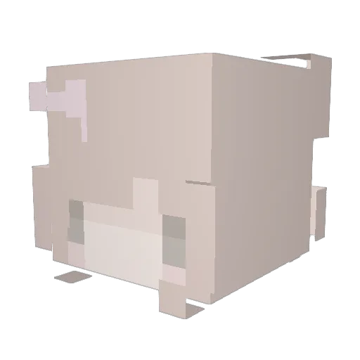 hazyluvr Minecraft avatar head, 3D render