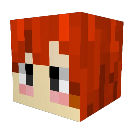 hazymoon1215 Minecraft avatar head, 3D render
