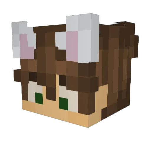 hazzaWchilli Minecraft avatar head, 3D render