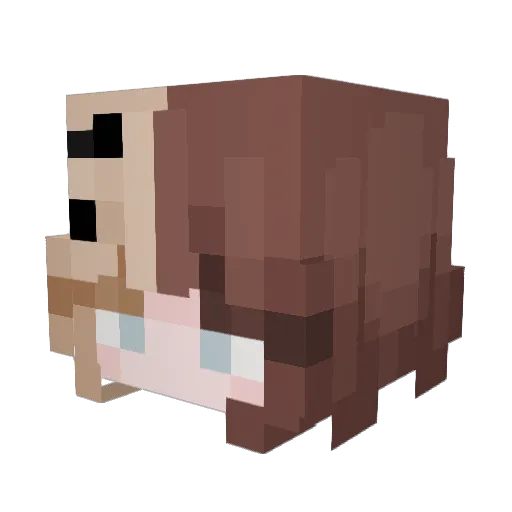 hazza__bell Minecraft avatar head, 3D render