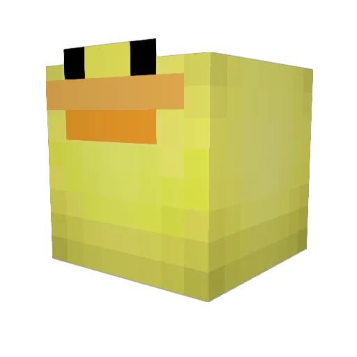 hazzexx Minecraft avatar head, 3D render
