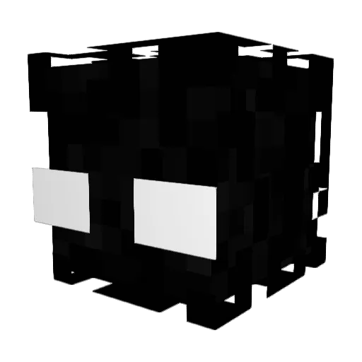 hb67x Minecraft avatar head, 3D render