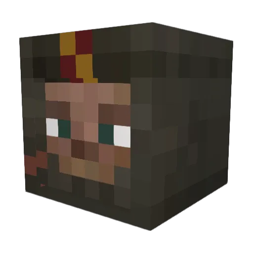 hbaaron Minecraft avatar head, 3D render