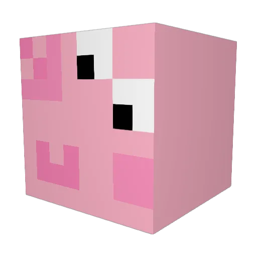 hbboi Minecraft avatar head, 3D render