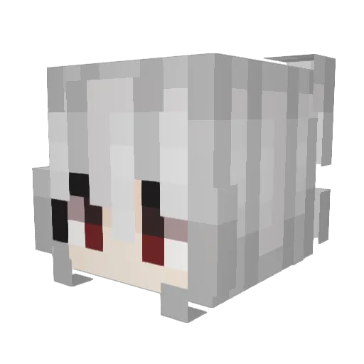 hbexe Minecraft avatar head, 3D render