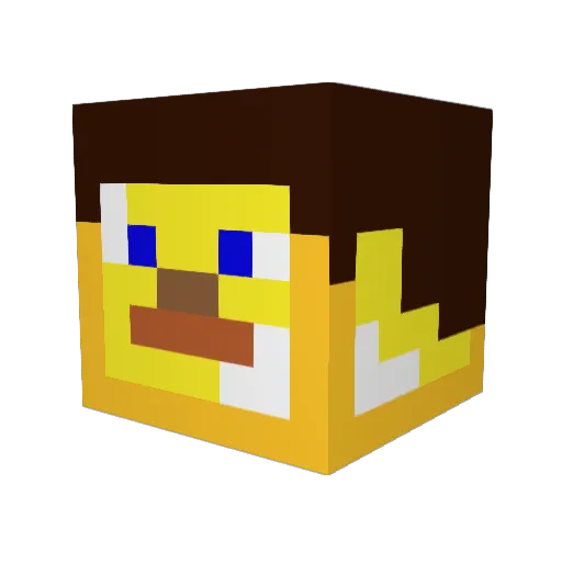 hbomb14 Minecraft avatar head, 3D render