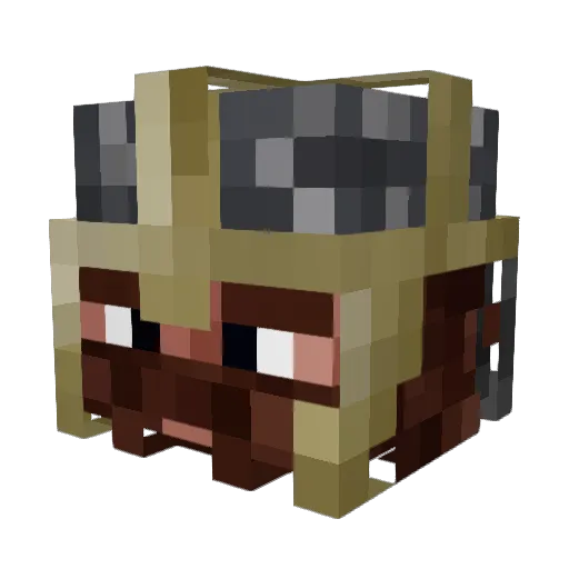 hbosiris Minecraft avatar head, 3D render