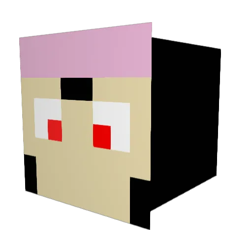 hbthebajabasher Minecraft avatar head, 3D render