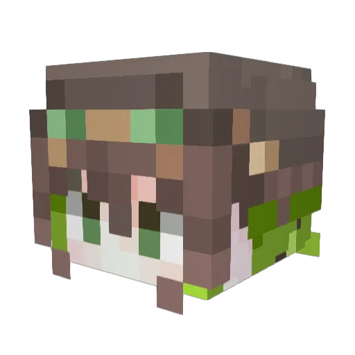 hbthuzi Minecraft avatar head, 3D render