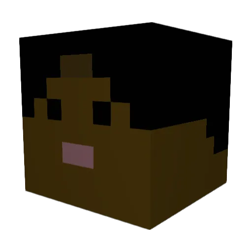 hck0615 Minecraft avatar head, 3D render