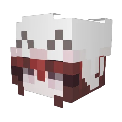 hcrt Minecraft avatar head, 3D render