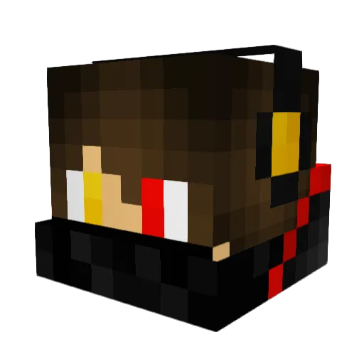 hd_HeroCraft_hd Minecraft avatar head, 3D render