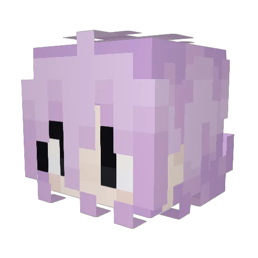 hdebug Minecraft avatar head, 3D render