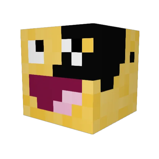 hdgamingg Minecraft avatar head, 3D render