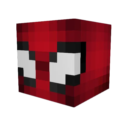 hdh1 Minecraft avatar head, 3D render