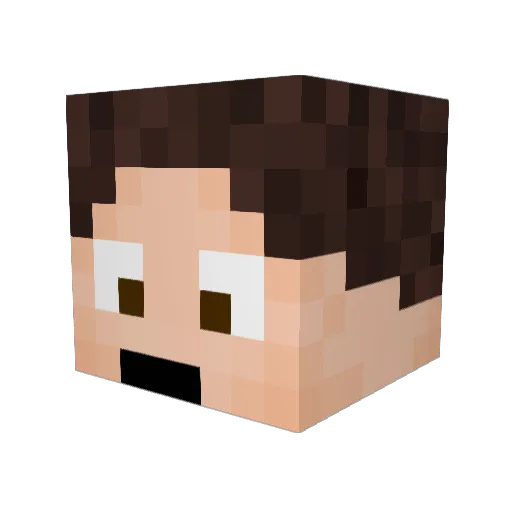 hdmadboy8 Minecraft avatar head, 3D render