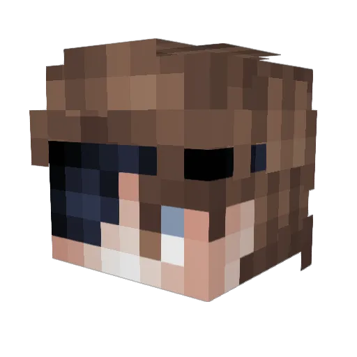 hdmicabl Minecraft avatar head, 3D render