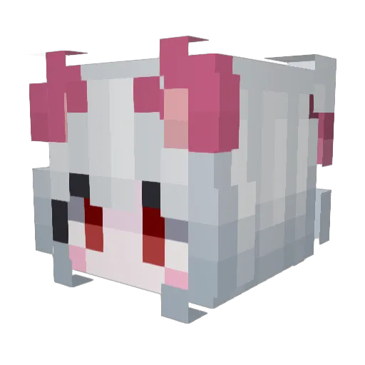 hdmilu Minecraft avatar head, 3D render