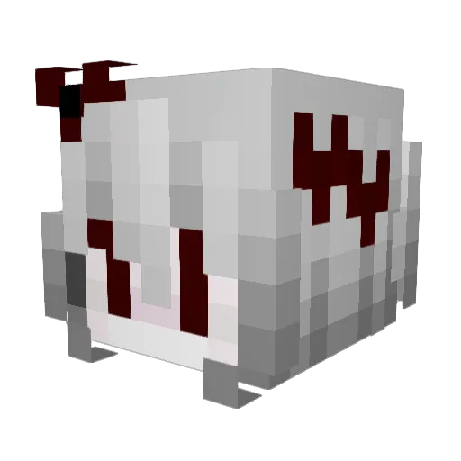 hdwy Minecraft avatar head, 3D render