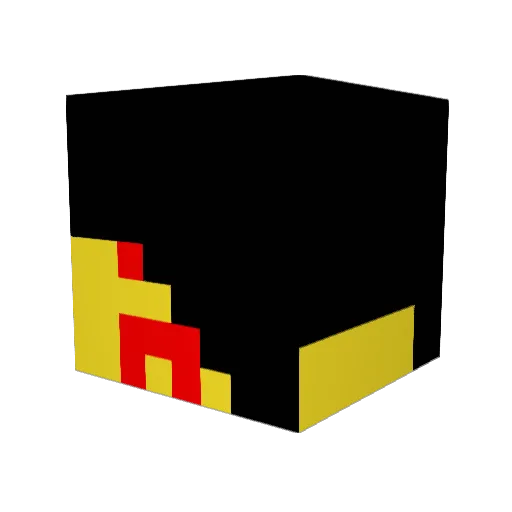 head12347 Minecraft avatar head, 3D render