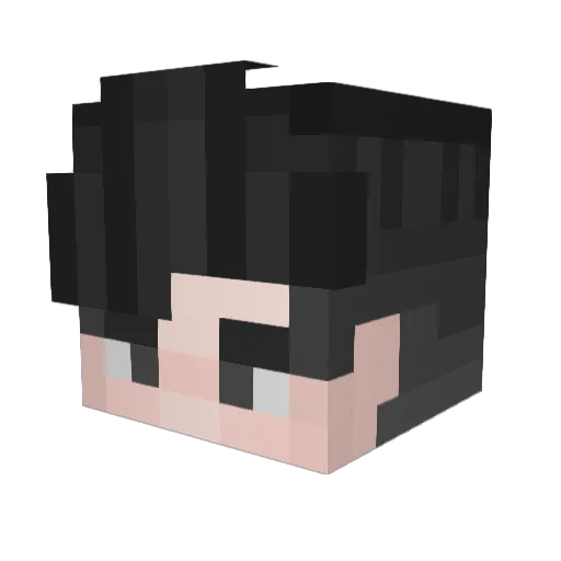 headachebr Minecraft avatar head, 3D render