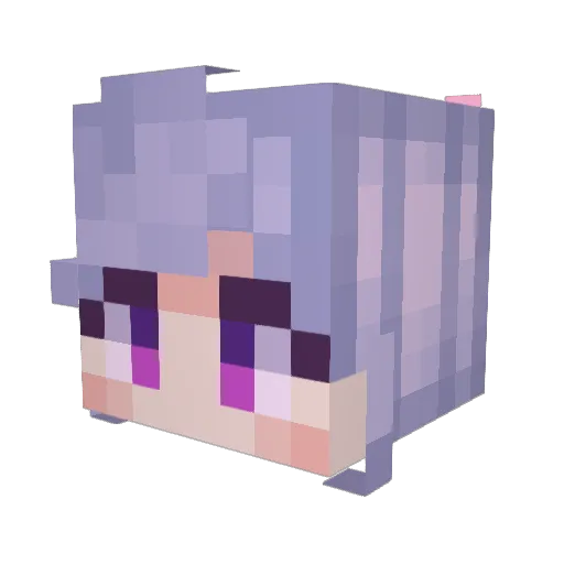 headband2590 Minecraft avatar head, 3D render