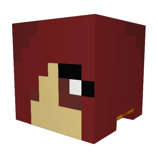headshots980 Minecraft avatar head, 3D render