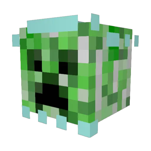 headshotsrepic Minecraft avatar head, 3D render