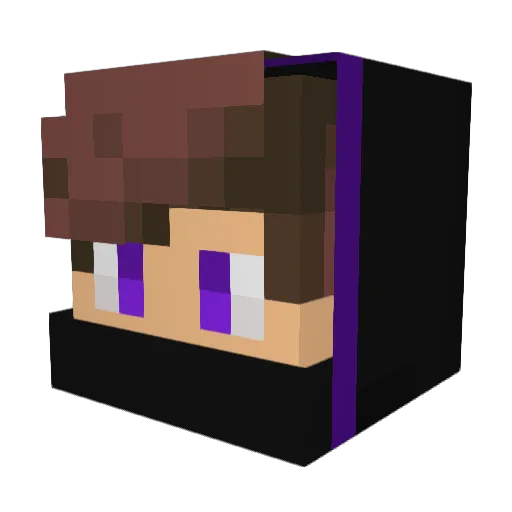 headshotxx Minecraft avatar head, 3D render