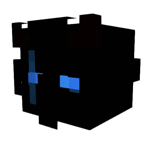 headtrix Minecraft avatar head, 3D render