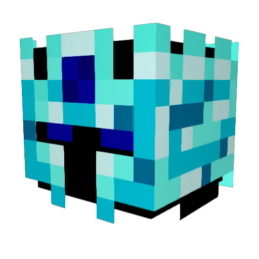 heady10001000 Minecraft avatar head, 3D render