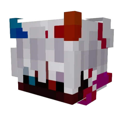 heairO Minecraft avatar head, 3D render