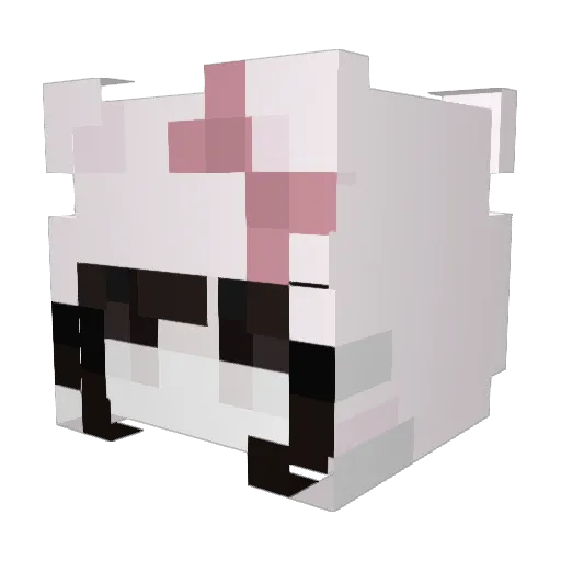 healer1229 Minecraft avatar head, 3D render