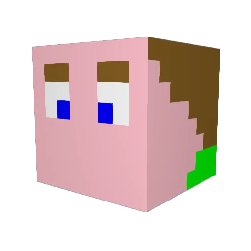 healyum123 Minecraft avatar head, 3D render
