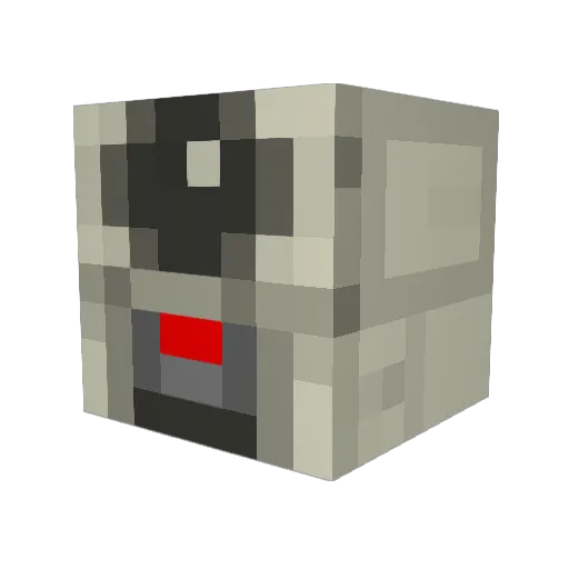 heart_hiro Minecraft avatar head, 3D render