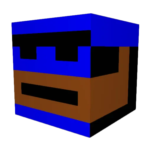 heart_of_warrior Minecraft avatar head, 3D render