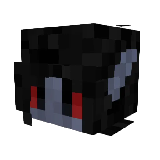 heart_ware Minecraft avatar head, 3D render