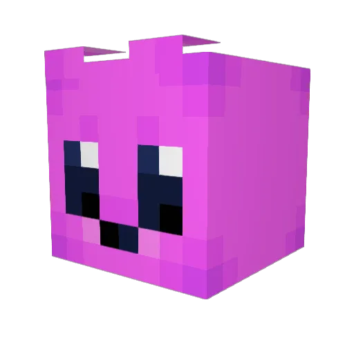 heartblade200 Minecraft avatar head, 3D render