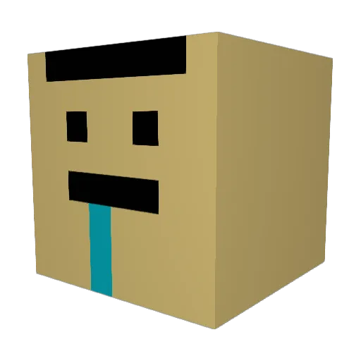 heartbr0k3n Minecraft avatar head, 3D render