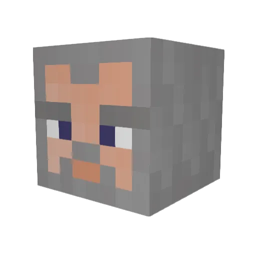 heartfield0815 Minecraft avatar head, 3D render