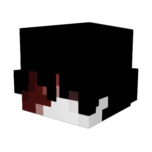 heartivan Minecraft avatar head, 3D render