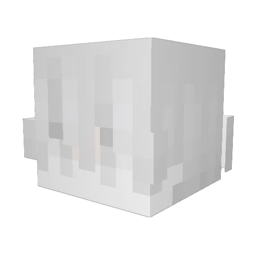 heartiven Minecraft avatar head, 3D render
