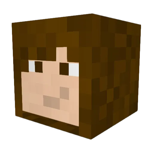 heartknight3 Minecraft avatar head, 3D render
