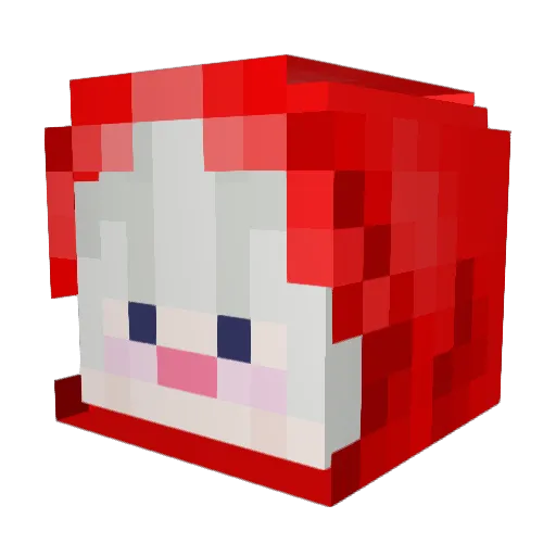heartrain_ Minecraft avatar head, 3D render