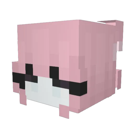 hearts66 Minecraft avatar head, 3D render