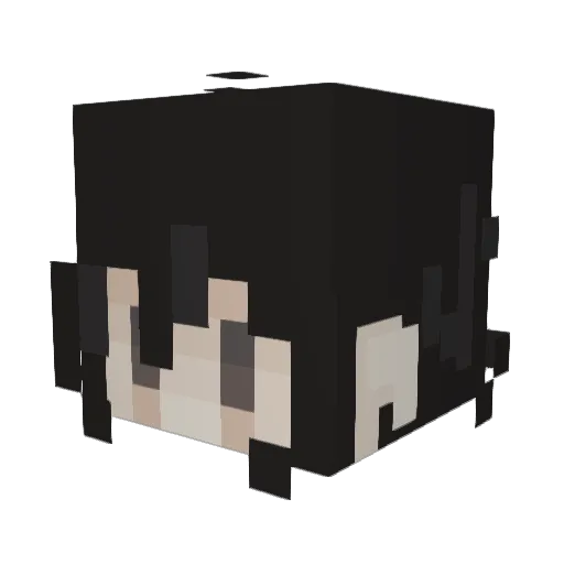 heasoo Minecraft avatar head, 3D render