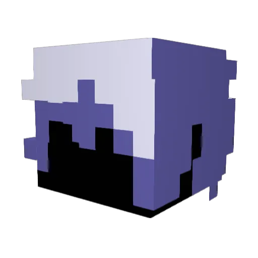 heatarooni Minecraft avatar head, 3D render