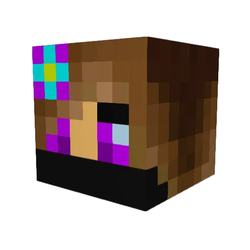 heatha2000 Minecraft avatar head, 3D render