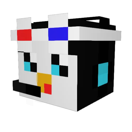 heathbar018 Minecraft avatar head, 3D render