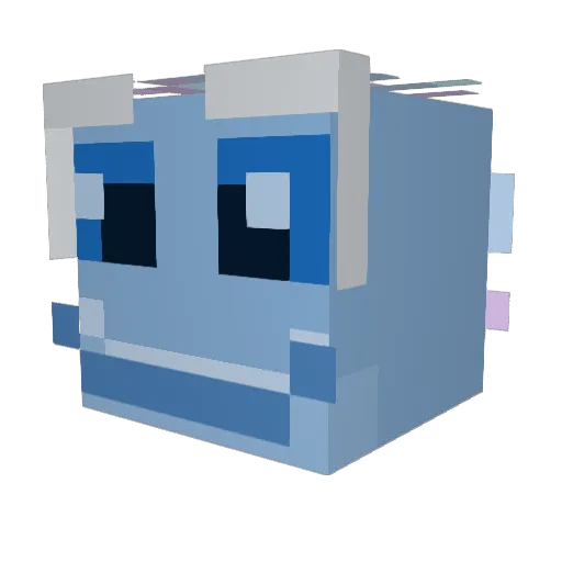 heathcliffford Minecraft avatar head, 3D render